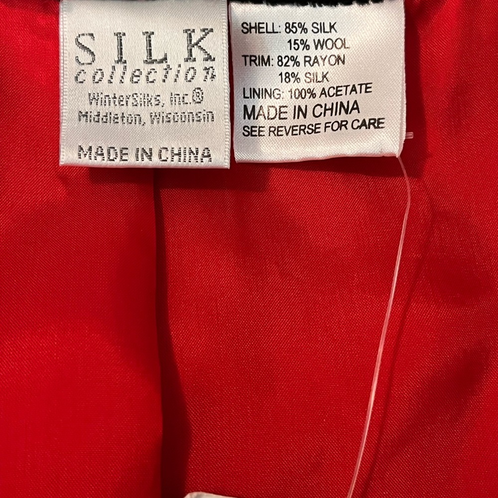 NWT Vintage Rare from 1980 Silk Collection Dress Size 6P - Picture 10 of 12
